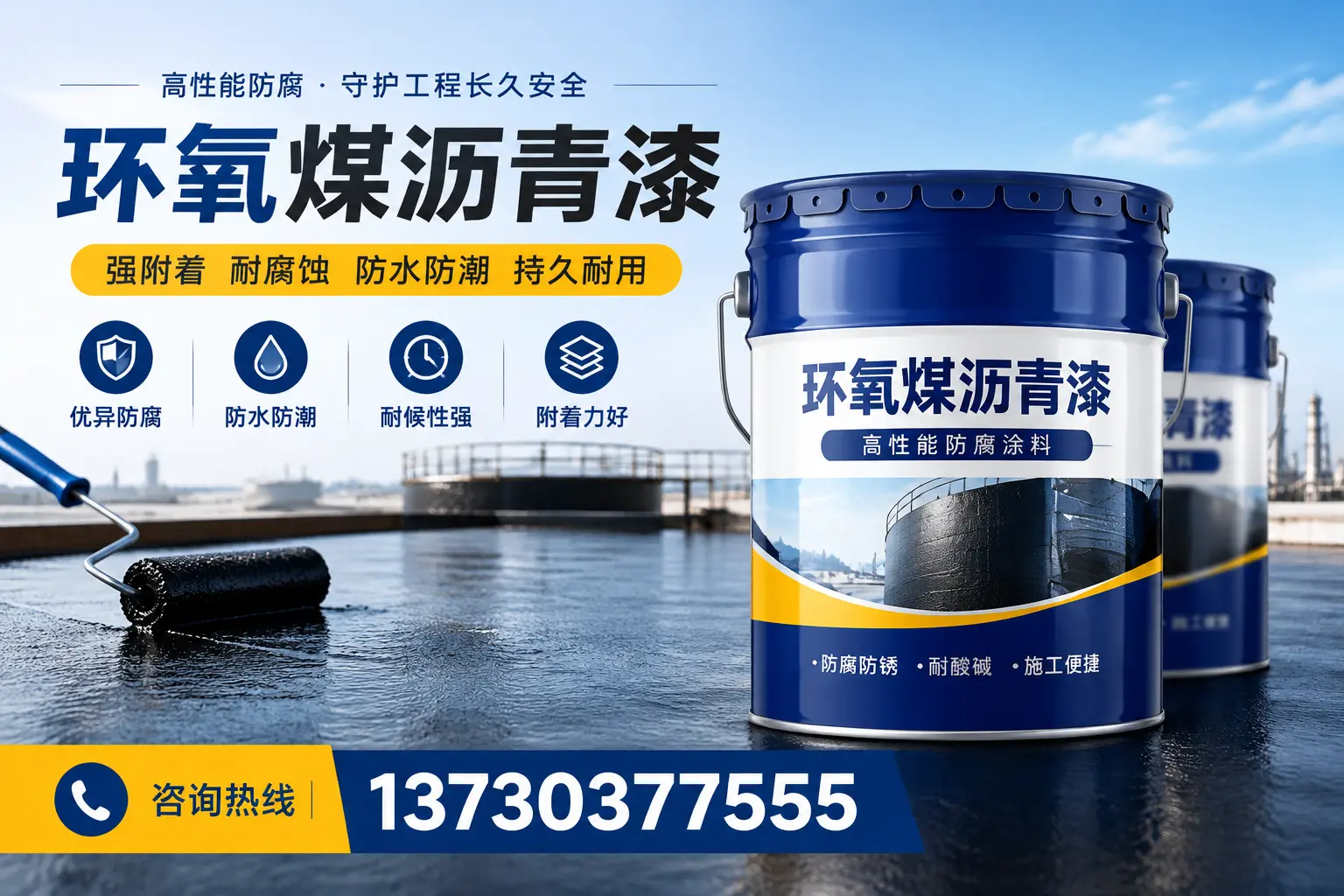 如何判断环氧煤沥青漆的质量？田家庵消费者指南